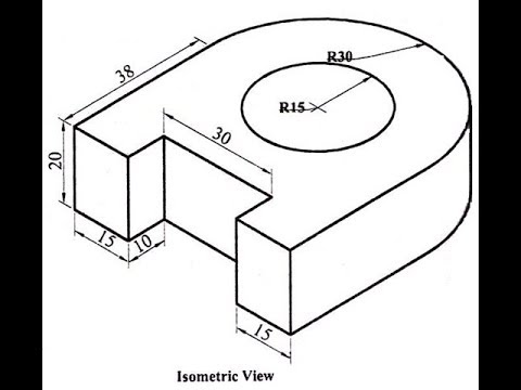 autocad isometric view command